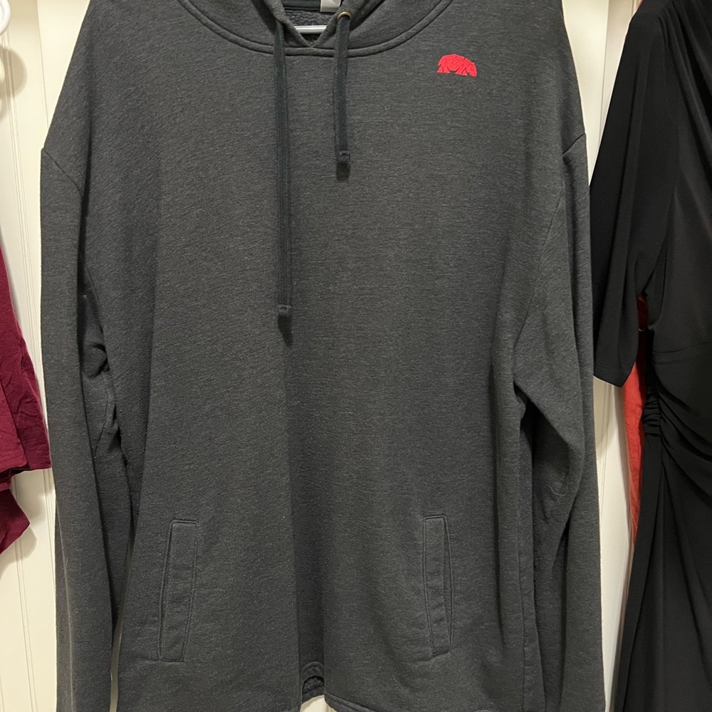 Peppermint Hippo Next Level Apparel Charcoal Hoodie